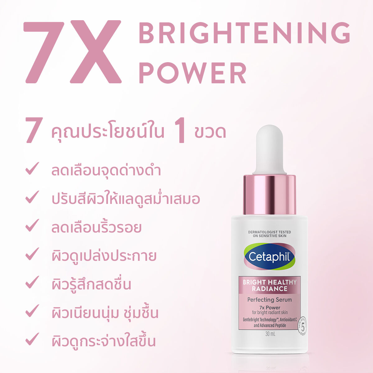 เซตาฟิล ไบรท์ เฮลธ์ตี้ เรเดียนซ์ เพอร์เฟคติ้ง เซรั่ม