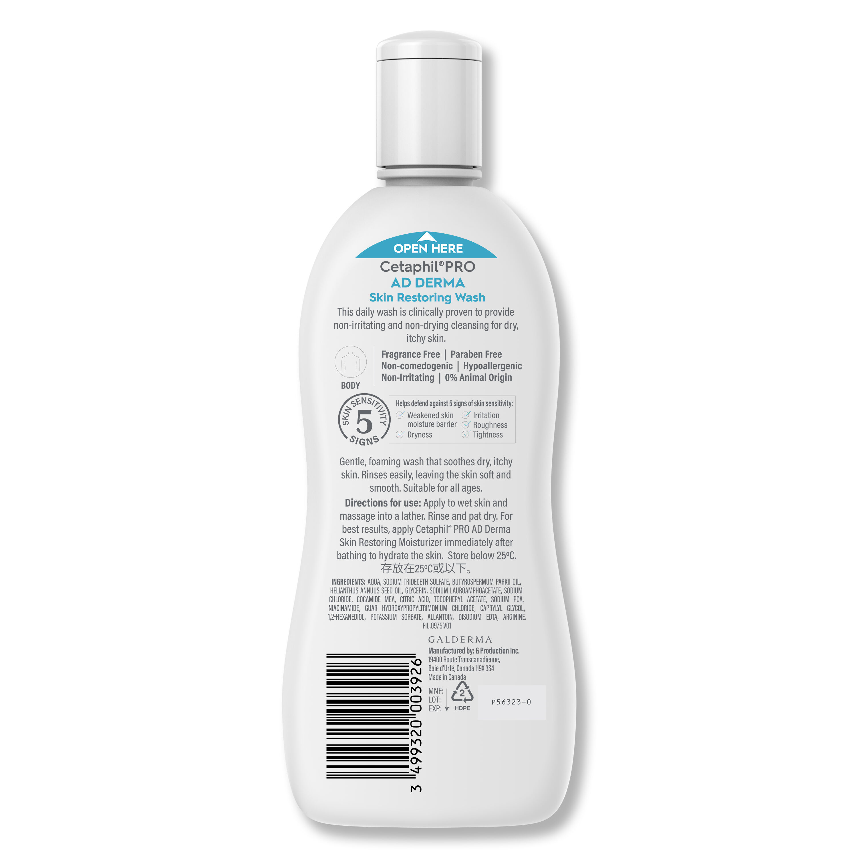 เซตาฟิล โปร เอ ดี เดอร์มา สกิน เรสทอริ่ง วอช