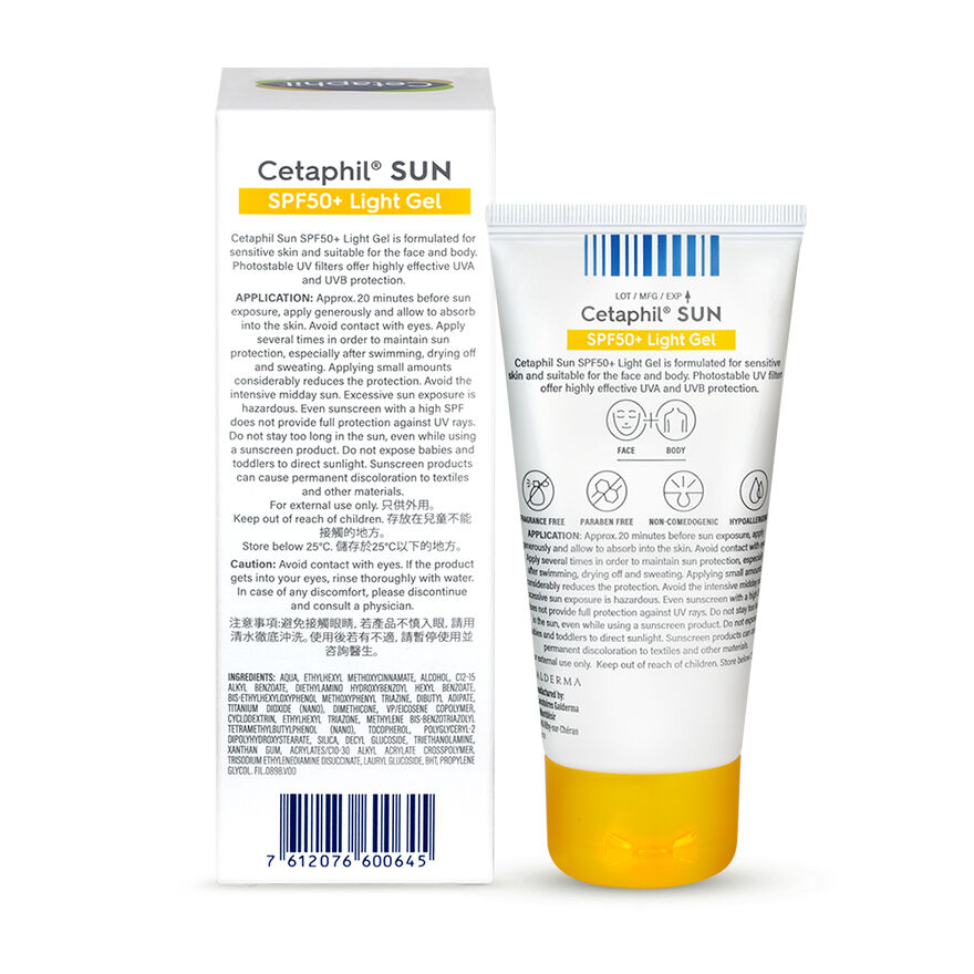 Cetaphil Sun Light Gel SPF 50+