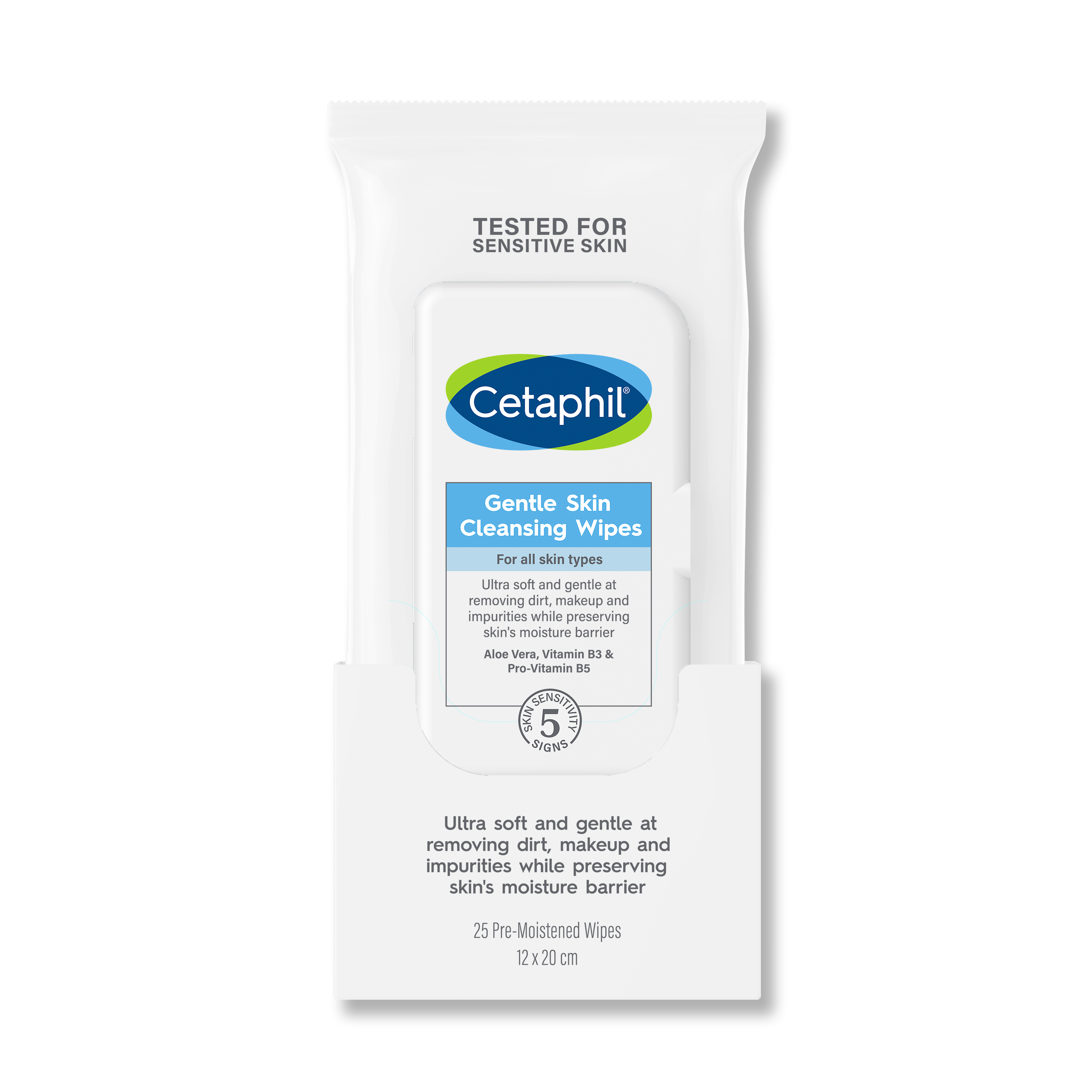 เซตาฟิล เจนเทิล สกิน คลีนซิ่ง ไวพส์